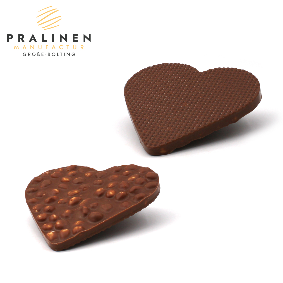 13102-Nuss-an-Nuss3 Nuss-an-Nuss Herz, Schokoladenherz, Nussschokolade, Geschenk Valentinstag, Hochzeit