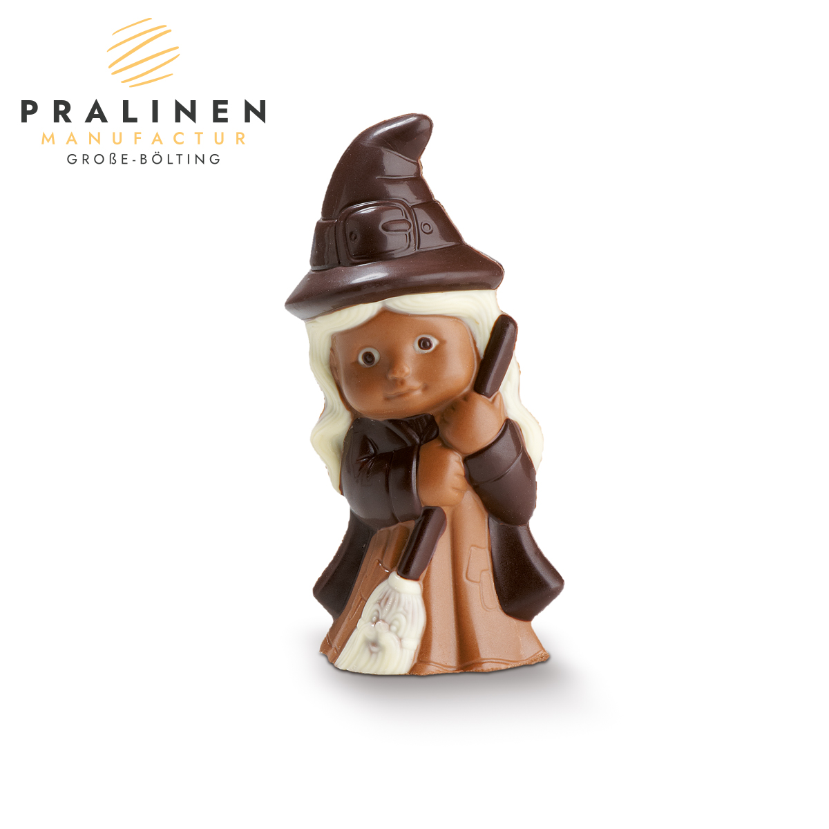 14141_WalliDieHexe Hexe aus Schokolade, Schokko Hexe, Hexe Halloween Schokolade, Haloween deko, Schokoladenfigur