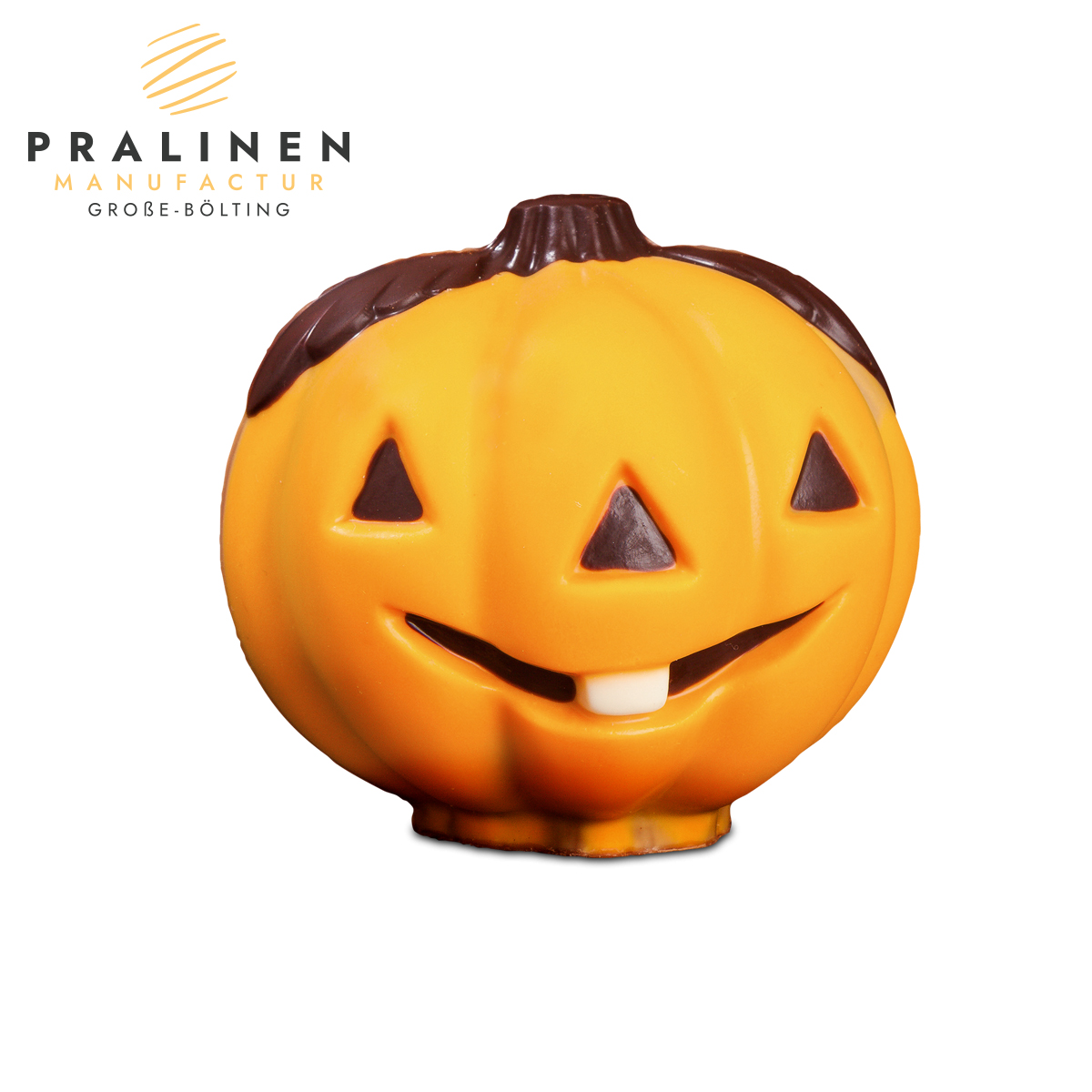 14151 Kürbis Kürbis aus Schokolade, Schokoladenkürbis orange, Helloweenkürbis süßes, Schokoladenfiguren