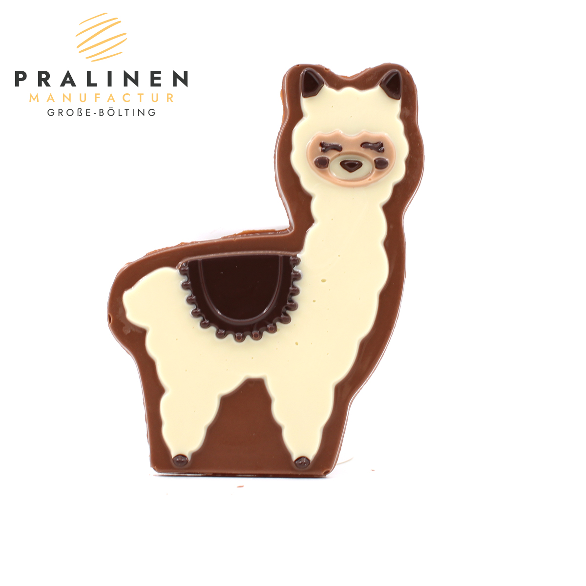 14607_Alpacka Alpaka Antonia, Schokoladen Relief, Alpakaliebhaber