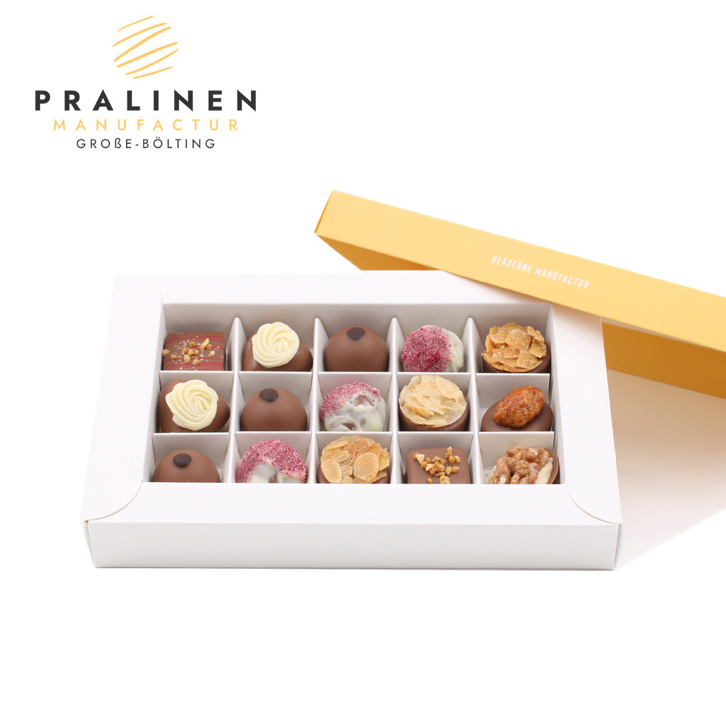 17328_Nougat_Hell15er Nougat Pralinen, Pralinen mit Nougat