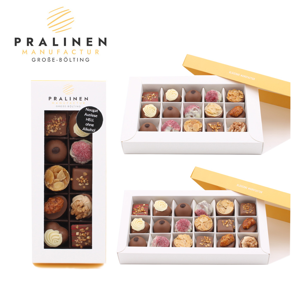 BestofNougat-gesamt Nougat Pralinen, Pralinen mit Nougat